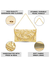 Stitch Embroidery Clutches – Artisanal Elegance | Peora