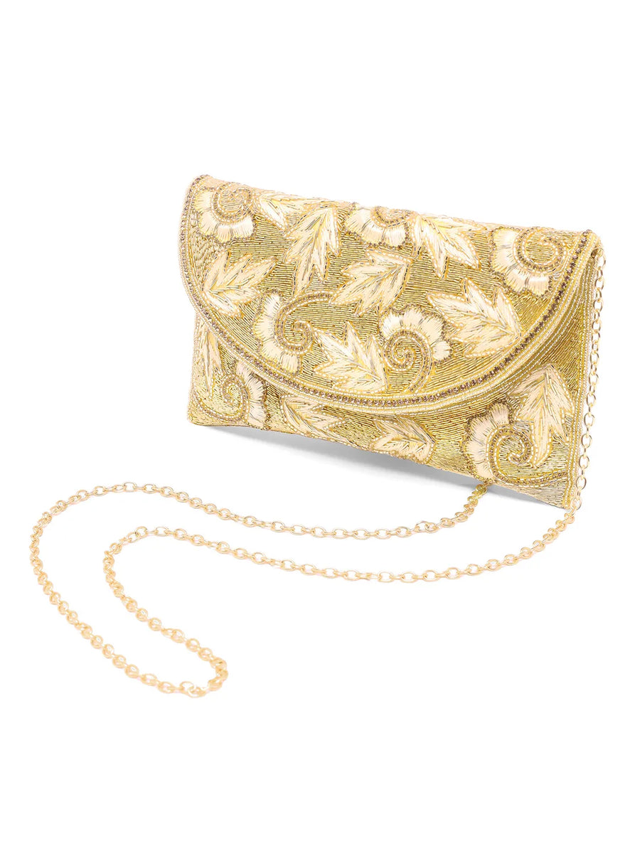 Stitch Embroidery Clutches – Artisanal Elegance | Peora