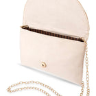 Stylish Evening Cocktail Clutch - Cream