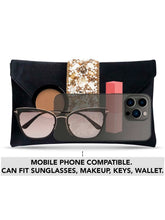 Glamorous Glow Elegant Handbag Clutch - Black
