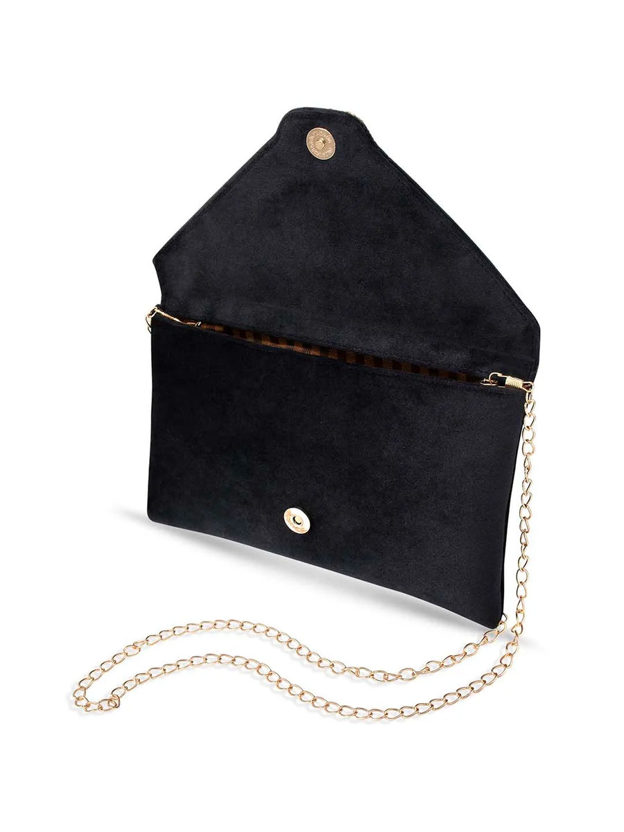 Glamorous Glow Elegant Handbag Clutch - Black