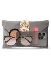 Glamorous Glow Elegant Handbag Clutch - Grey