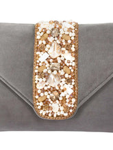 Glamorous Glow Elegant Handbag Clutch - Grey