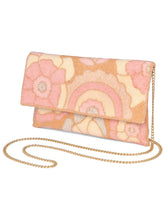 Pastel  Floral Hand Embroidered Clutch - Pink