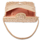 Sparkling Gleam & Glam Clutch Handbag - Rose Gold