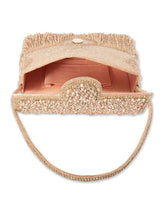 Sparkling Gleam & Glam Clutch Handbag - Rose Gold
