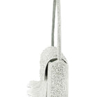 Sparkling Gleam & Glam Clutch Handbag - Silver