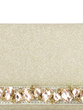 Dazzle in Hand Sleek Party Clutch - Gold
