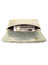 Dazzle in Hand Rose Gold Sleek Party Clutch