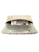 Dazzle in Hand Sleek Party Clutch - Gold