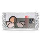 Dazzle in Hand Sleek Party Clutch - Silver