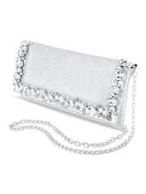 Dazzle in Hand Rose Gold Sleek Party Clutch