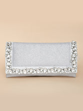 Dazzle in Hand Rose Gold Sleek Party Clutch