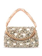 Beachy Bliss Shell Studs Rose Gold Clutch