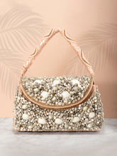 Beachy Bliss Shell Studs Rose Gold Clutch