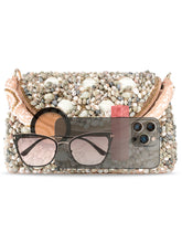 Beachy Bliss Shell Studs Rose Gold Clutch