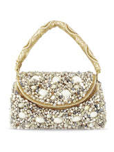 Beachy Bliss Shell Studs Rose Gold Clutch