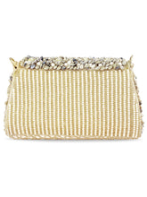 Beachy Bliss Shell Studs Rose Gold Clutch