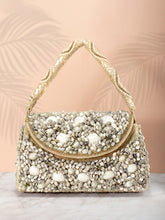 Beachy Bliss Shell Studs Rose Gold Clutch