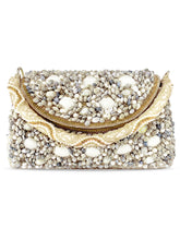 Beachy Bliss Shell Studs Rose Gold Clutch