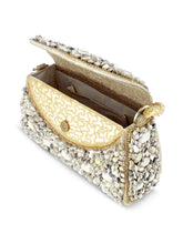 Beachy Bliss Shell Studs Rose Gold Clutch