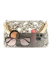 Beachy Bliss Shell Studs Rose Gold Clutch