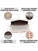 Pleat Passion Rose Gold Clutch