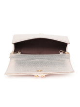 Pleat Passion Rose Gold Clutch