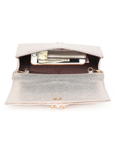 Pleat Passion Rose Gold Clutch