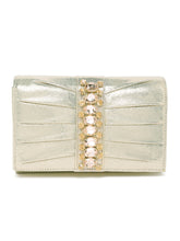 Pleat Passion Rose Gold Clutch