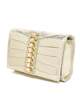 Pleat Passion Rose Gold Clutch