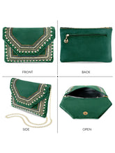 Royal Heritage Pearl Beaded Clutch Purse