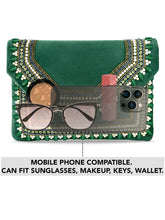 Royal Heritage Pearl Beaded Clutch Purse