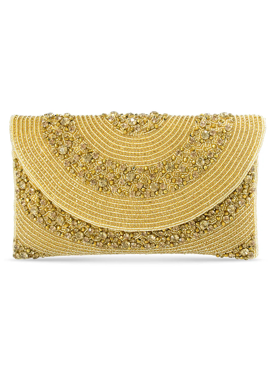 Timeless Beaded Luxury Clutch