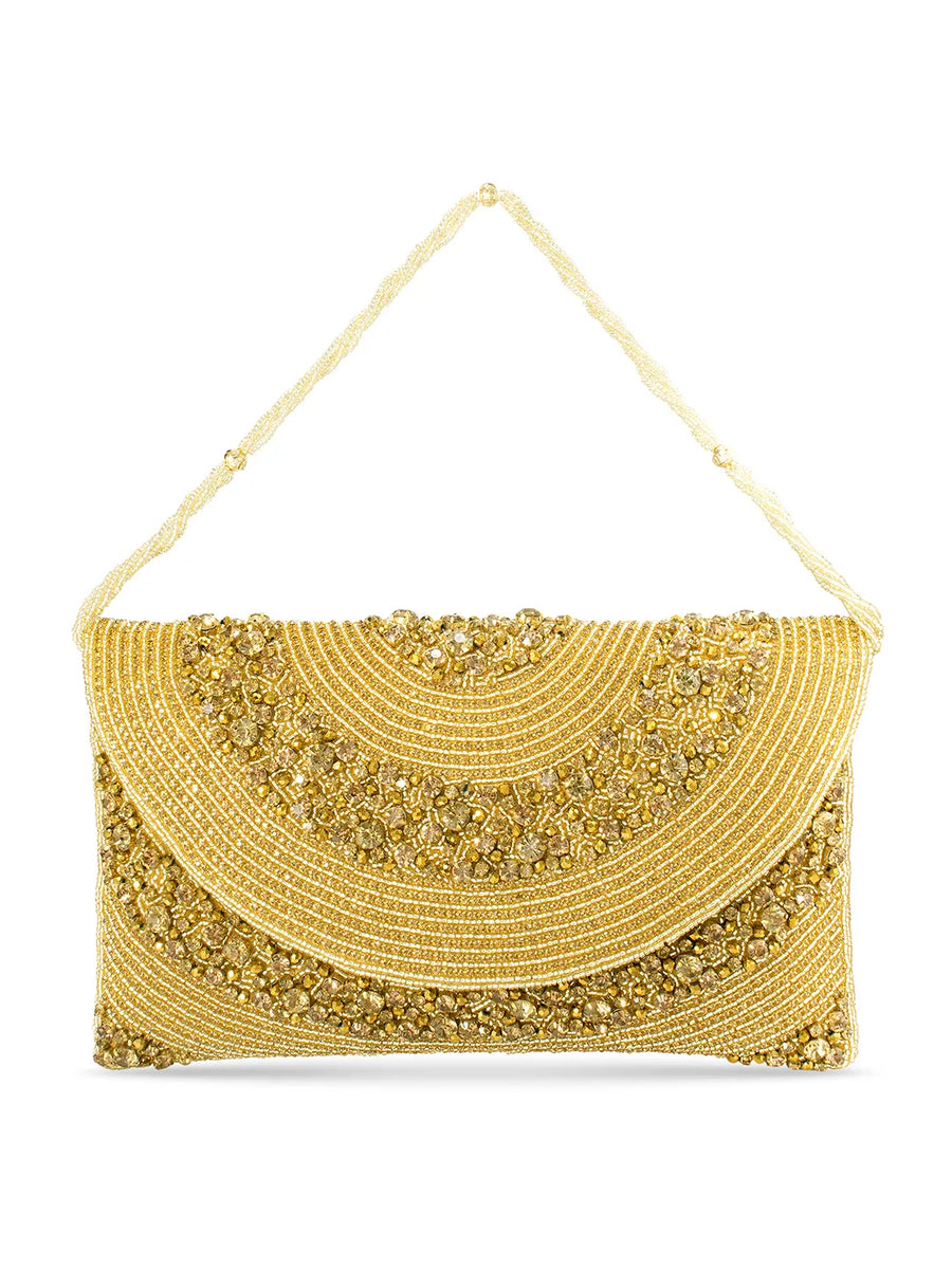 Timeless Beaded Luxury Clutch