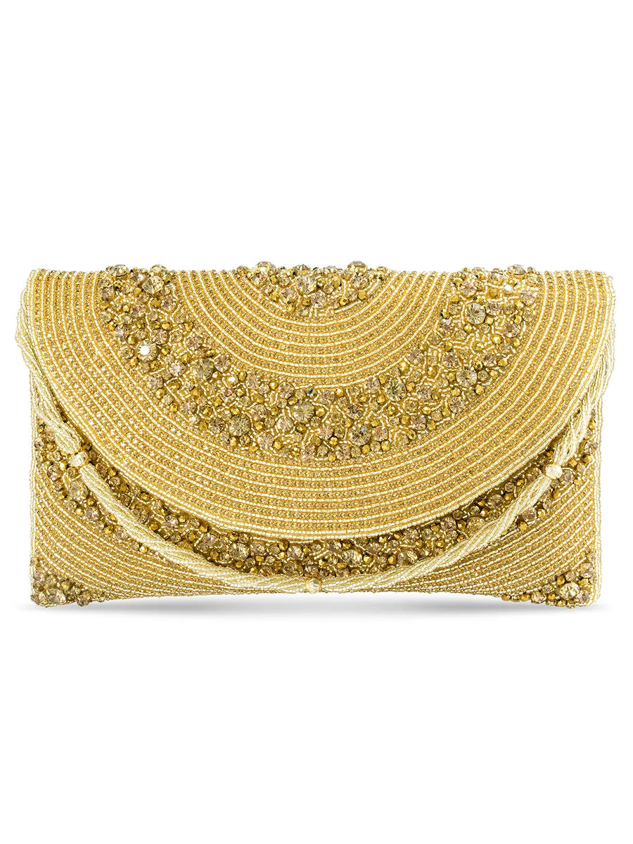 Timeless Beaded Luxury Clutch