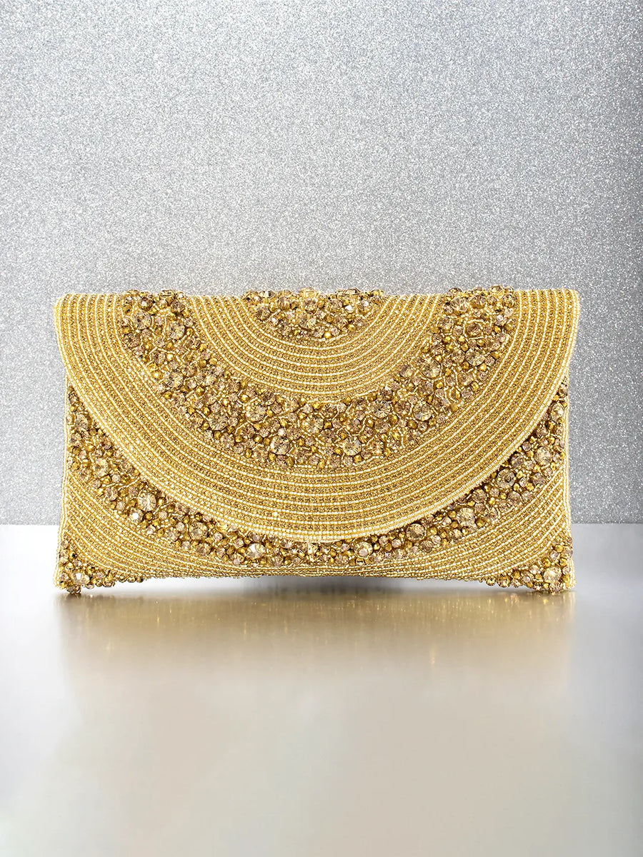 Timeless Beaded Luxury Clutch