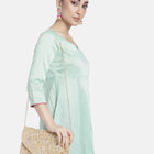 Elegant Embroidery Beaded Sling Clutch - Cream