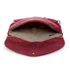 Elegant Embroidery Beaded Sling Clutch - Maroon