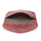 Elegant Embroidery Beaded Sling Clutch - Pink