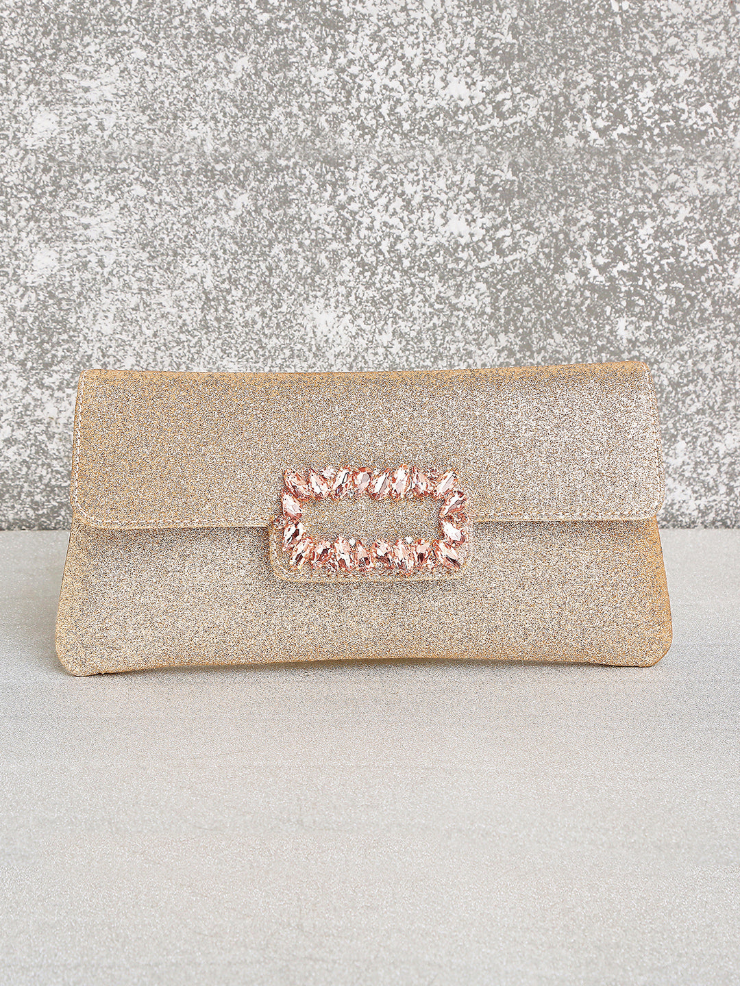 Fiesta Finery Rose Gold Party Clutch