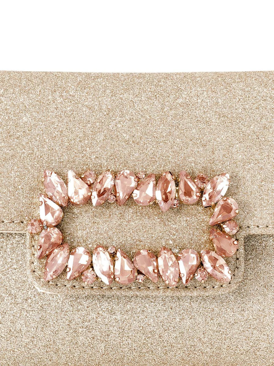 Chic Fiesta Finery Evening Clutch - Rose Gold