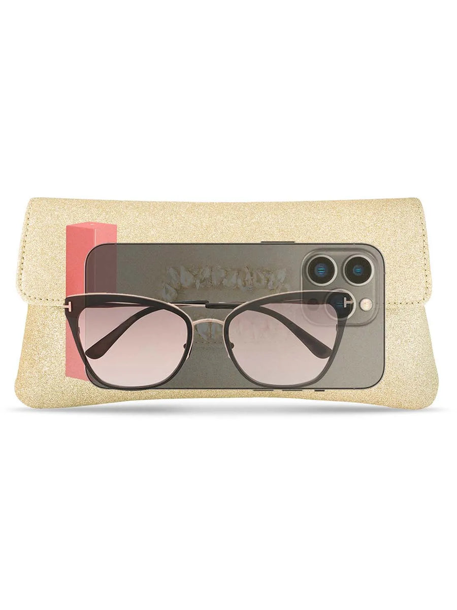 Chic Fiesta Finery Evening Clutch - Gold