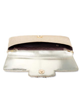 Chic Fiesta Finery Evening Clutch - Gold