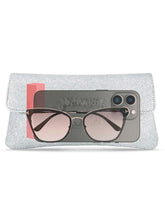 Chic Fiesta Finery Evening Clutch - Silver