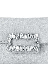 Chic Fiesta Finery Evening Clutch - Silver