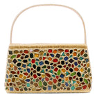 Stone Embellished Clutch – Glamorous Evening Accessory | Peora

