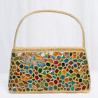 Stone Embellished Clutch – Glamorous Evening Accessory | Peora

