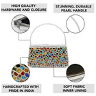 Stone Embellished Clutch – Glamorous Evening Accessory | Peora

