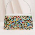 Stone Embellished Clutch – Glamorous Evening Accessory | Peora

